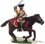 The Garde du Corps was the only regiment to wear a silvered cuirass. The regiment was permanently stationed at Potsdam and was highly proficient. 